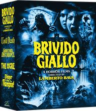 Load image into Gallery viewer, Brivido Giallo box (Graveyard Disturbance, Until Death, The Ogre, Dinner with a Vampire)(Limited 4 Blu-ray/1 CD set) Pre-order