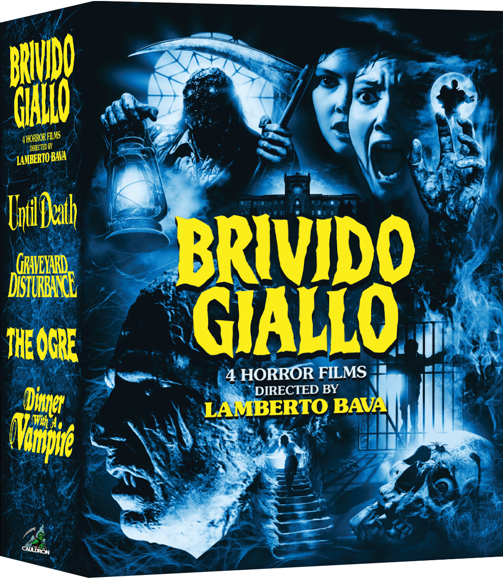 Brivido Giallo box (Graveyard Disturbance, Until Death, The Ogre, Dinner with a Vampire)(Limited 4 Blu-ray/1 CD set) Pre-order