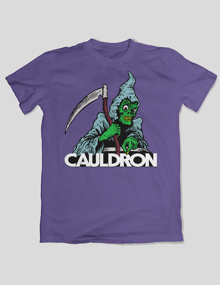 Cauldron Films logo - Violet T-Shirt